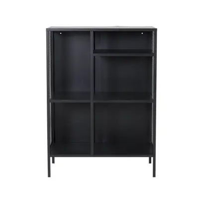 VENTURE DESIGN bokhylla - svart stål