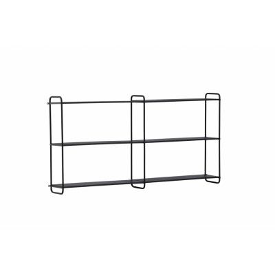 VENTURE DESIGN Lyon vägghylla - svart järn