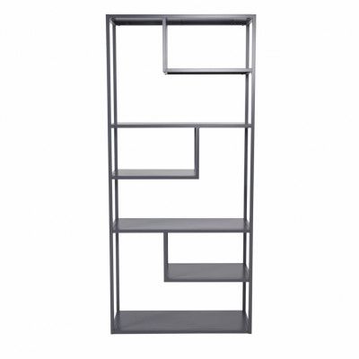 VENTURE DESIGN Staal Bokhylla - Ljusgrått Stål