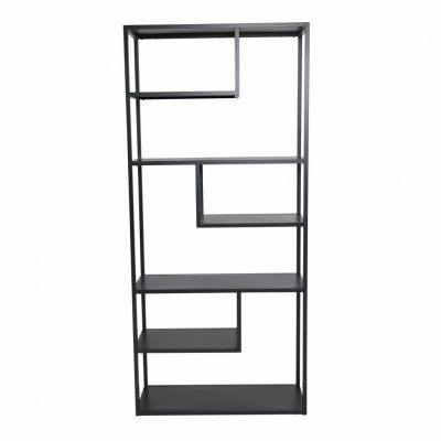 VENTURE DESIGN Staal Bokhylla - Svart Stål