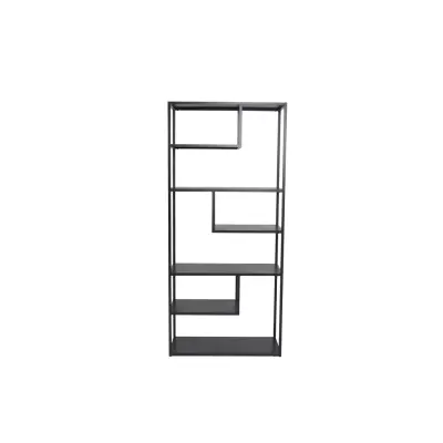 VENTURE DESIGN Staal Bokhylla - Svart Stål
