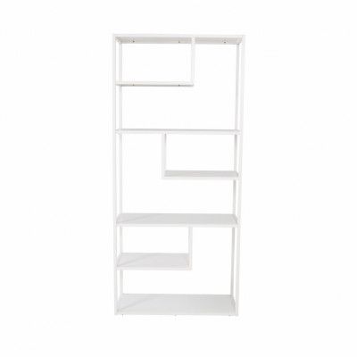 VENTURE DESIGN Staal Bokhylla - Vitt Stål