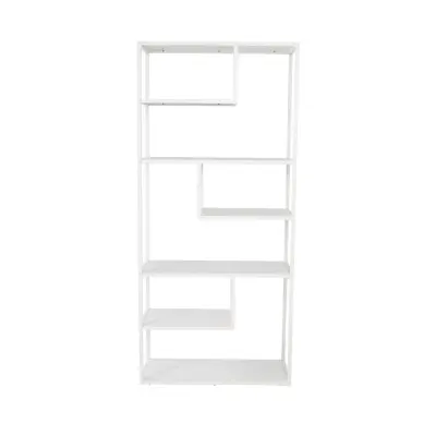 VENTURE DESIGN Staal Bokhylla - Vitt Stål