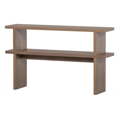 VTWONEN Couchtable sidobord, w. 1 hylla - naturlig matt valnötsfinish