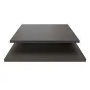 VTWONEN Daily Closet garderobshyllor - svart spånskiva (48x54) - 2 st.