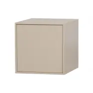 VTWONEN Daily Closet Enkelskåp, m. 1 tryck för attöppna dörren och 1 hylla - dakargrau furu (H:50)