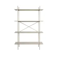 WHITE LABEL LIVING Hylla Marcio Beige
