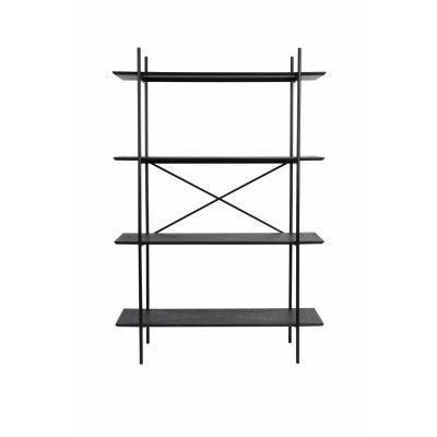 WHITE LABEL LIVING Hylla Marcio Svart