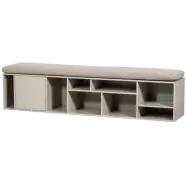 WOOOD LETTERBA(N)K XL-BÄNK I FURU INKLUSIVE DYNA [fsc]