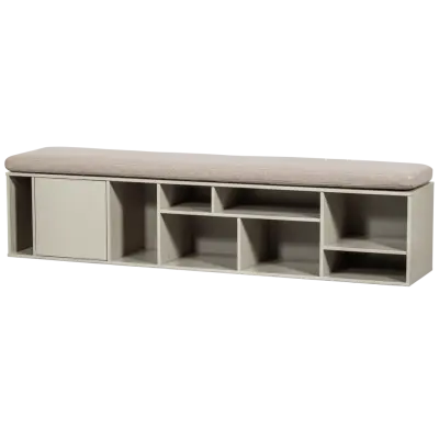 WOOOD LETTERBA(N)K XL-BÄNK I FURU INKLUSIVE DYNA [fsc]