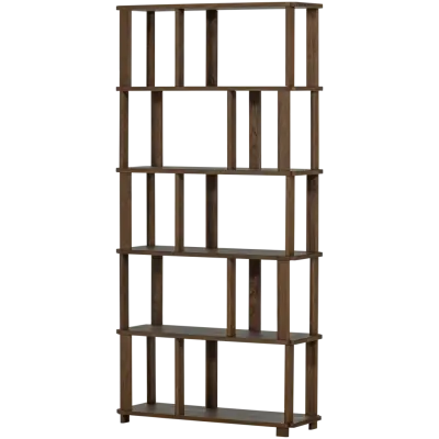 WOOOD Riss bokhylla, ek, naturfärgad, 186x90 cm