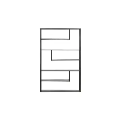 WOOOD Teun bokhylla, XL - svart järn