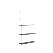 Woud - Stedge Add-on Hylla L80 Black