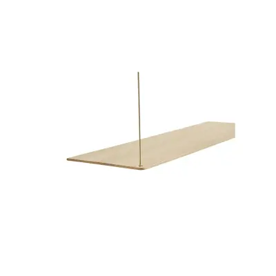 Woud - Stedge Add-on Hylla L80 White Oak/Brass