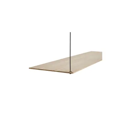 Woud - Stedge Add-on Hylla L60 Matt White Oak