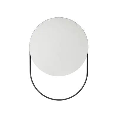 WOUD Verde väggspegel - spegelglas/metall, med hylla