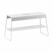 Zone Denmark A-bench outdoor bänk med hylla 45 cm Soft Grey