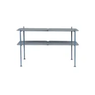 ZUIVER River bokhylla L - havsblått järn