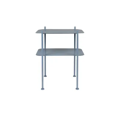 ZUIVER River bokhylla M - havsblått järn