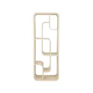 ZUIVER Seven bokhylla - beige ekfanér