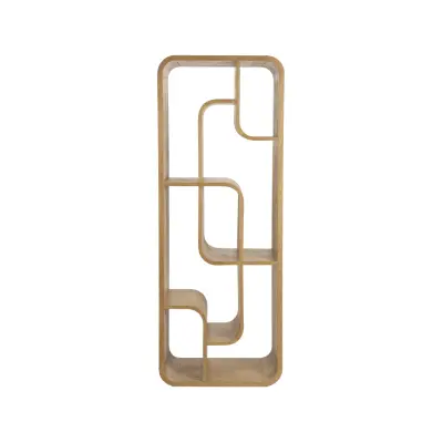 ZUIVER Seven bokhylla - naturlig ekfanér