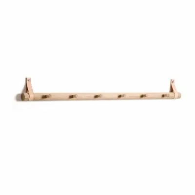 Klädhängare Rack 6 Dot 80,5 cm Natur