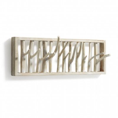 KAVE HOME Muntfre klädhängare - naturligt teak