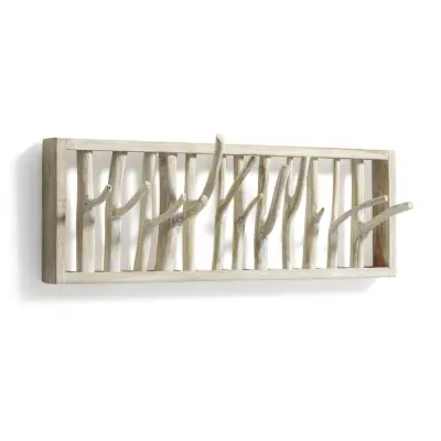 KAVE HOME Muntfre klädhängare - naturligt teak