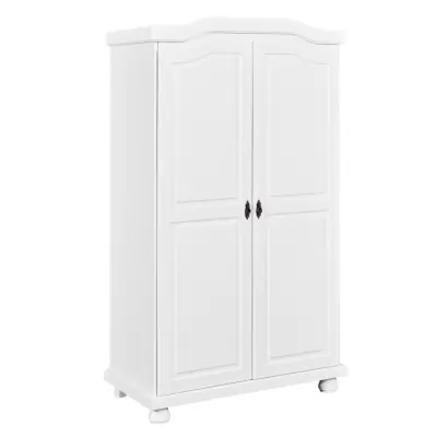 NORDIC LIVING COLLECTION Trädgårdsskåp Hedda 2-dörrars furu vitlackerad