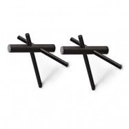 Normann Copenhagen - Sticks Hooks 2 pcs. Black