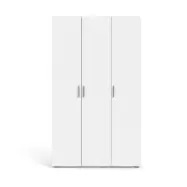 TVILUM Pepe Garderob 3 dörrar - ParcelWhite White