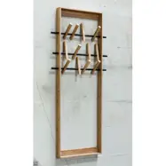 WE DO WOOD Rails Coat Ram tvärstång - svart (L:68cm)