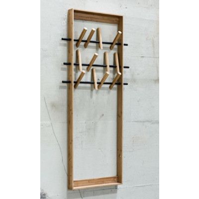 WE DO WOOD Rails Coat Ram tvärstång - svart (L:68cm)