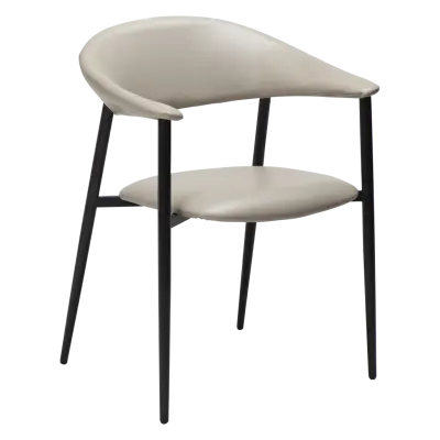 DAN-FORM ROVER Fåtölj Kashmir konstläder med svarta ben