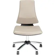 KARE DESIGN Marla kontorsstol - polyester/bomull och st&aring;l