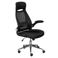 NORDIC LIVING COLLECTION Ergonomisk snurrstol med 2 armstöd, höjdjusterbar med 5 bromsade hjul
