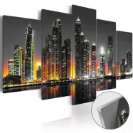 Artgeist bild - Desertic City, på plexiglas, två storlekar 100x50