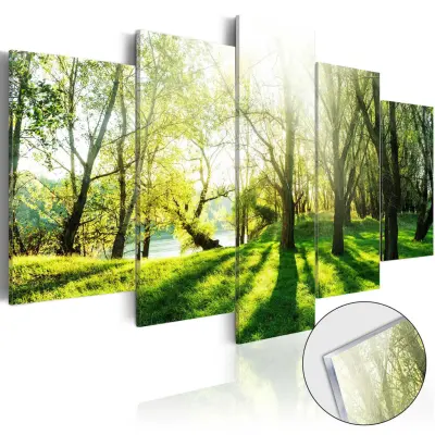 Artgeist bild - Green Glade, på plexiglas, 2 storlekar 100x50