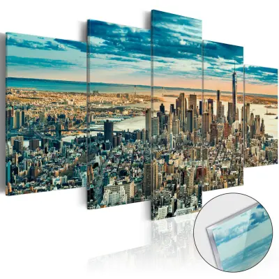Artgeist bild - NY: Dream City, på plexiglas, två storlekar 100x50