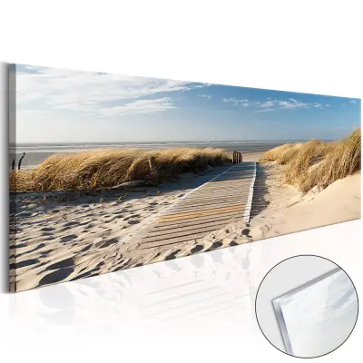Artgeist bild - Wild Beach, plexiglas 120x40