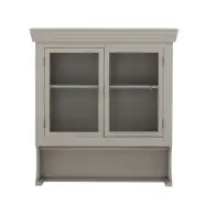 BLOOMINGVILLE Pilu-skåp, grått, furu