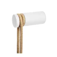 Creative cables Rolé, kabelkrok i trä, väggmontering för pendellampa White