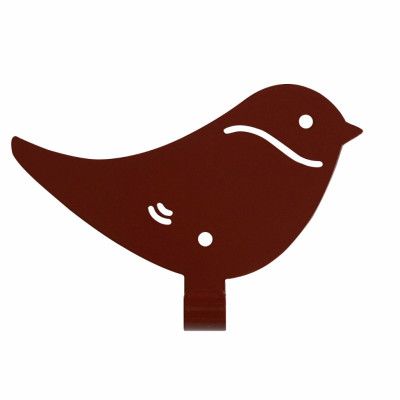 Väggkrok Domherre Röd