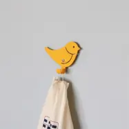 Väggkrok Talgoxe Gul