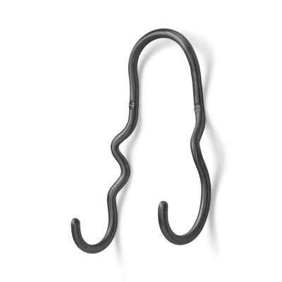 ferm LIVING - Curvature Double Hook Black Brass ferm LIVING