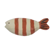 Ferm Living Harbour krok Fisk, Baked Clay-Light Cele