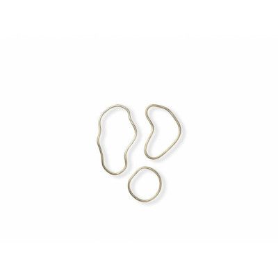 ferm LIVING - Pond Trivets Set of 3 Brass