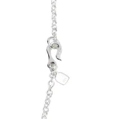 Halsband Small Anchor Hook 65 cm silver