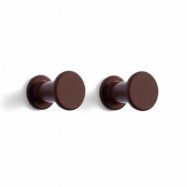 HAY Bolt krok 2-pack Ø2,8 cm Dark brown