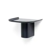 HAY - Korpus vägghylla med klädkrokar, mörkblå, 35 cm